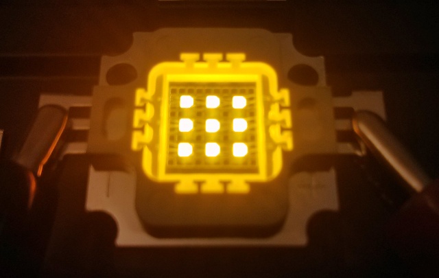 Dioda LED 10W amber