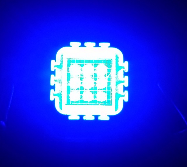Dioda LED 10W niebieska